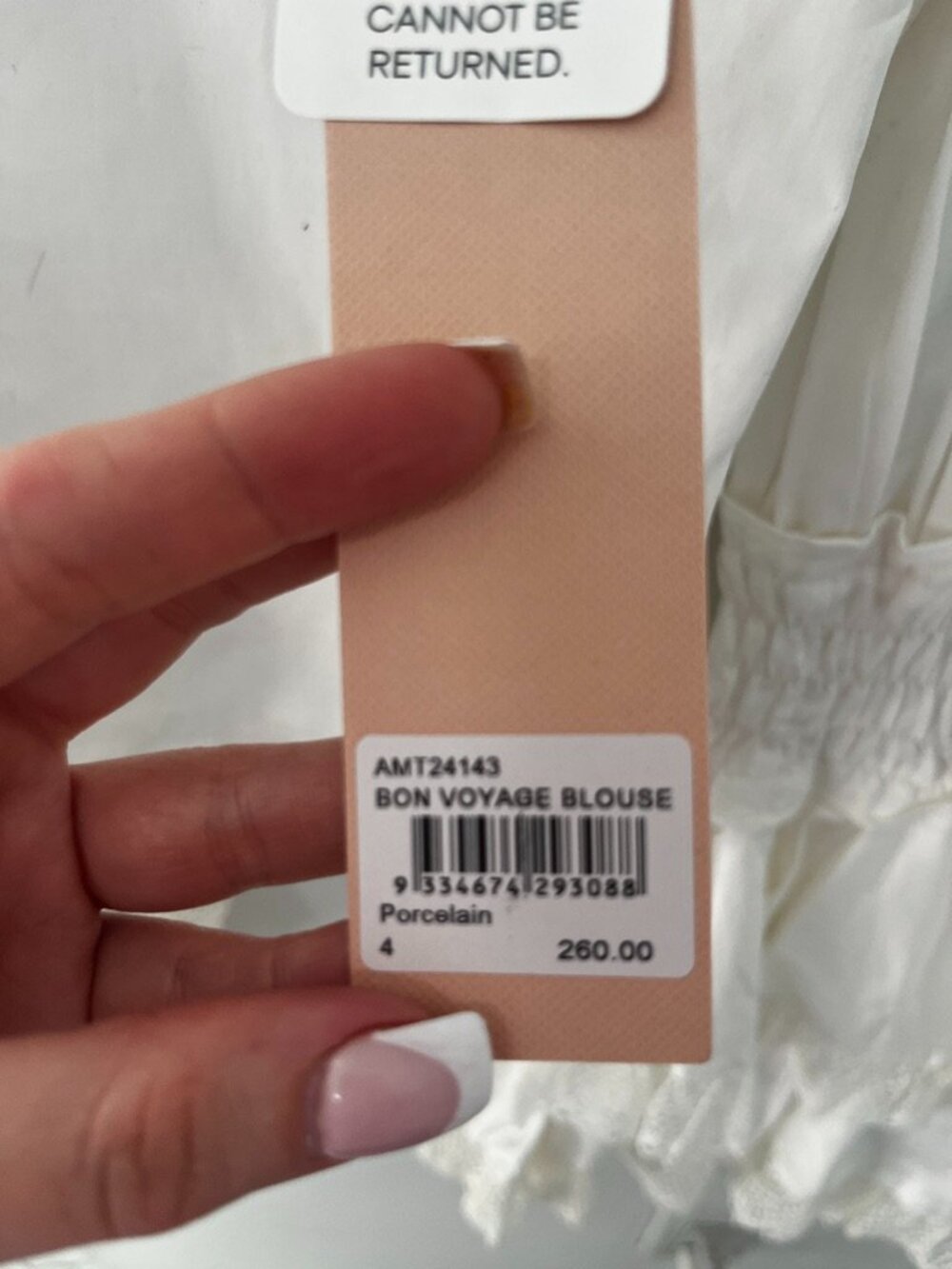 NEW Alice McCall Bon Voyage Floral Embroidered Bell Sleeve Blouse Size 4 - Picture 5 of 10